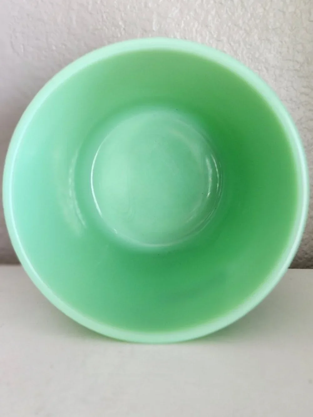 Beautiful Vintage McKee Jadeite Jadite Green Glass CEREAL 48oz Canister Uranium